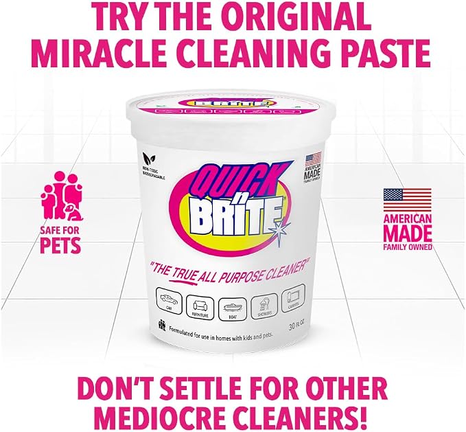 Quick 'n Brite All Purpose Cleaning Paste – Kid & Pet Safe, Powerful - Image 6