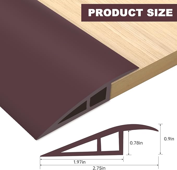 Vinyl Door Threshold Flooring Transition Strip Self Adhesive Carpet Edging Strip - Image 2