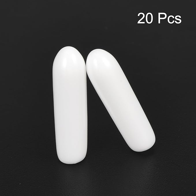 uxcell 20pcs Rubber End Caps 2.5mm ID Vinyl Round End Cap Cover Screw Thread - Image 2