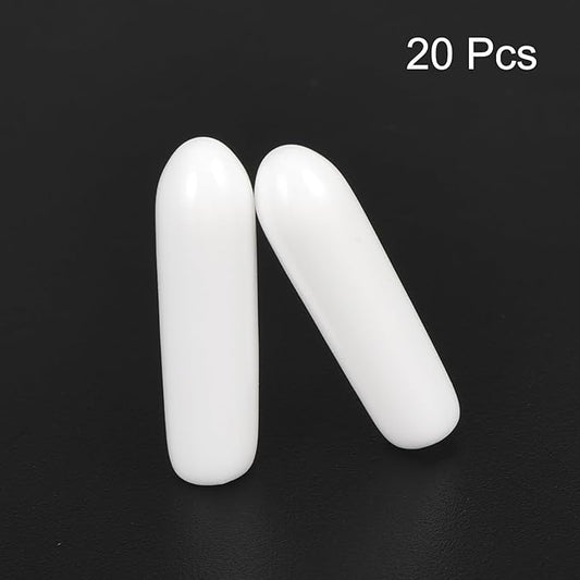 uxcell 20pcs Rubber End Caps 2.5mm ID Vinyl Round End Cap Cover Screw Thread - Image 2