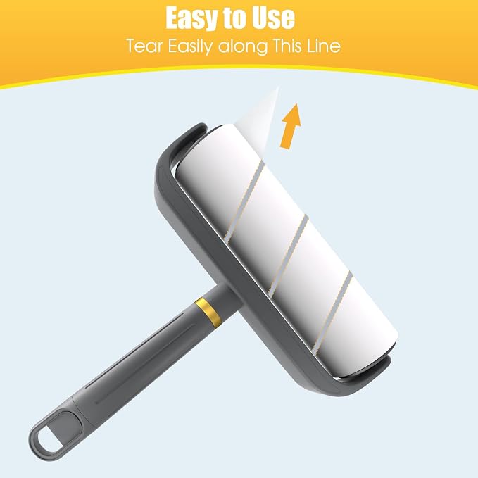 Large Surface Lint Roller, 6.3" Extra Sticky Rollers - Image 4