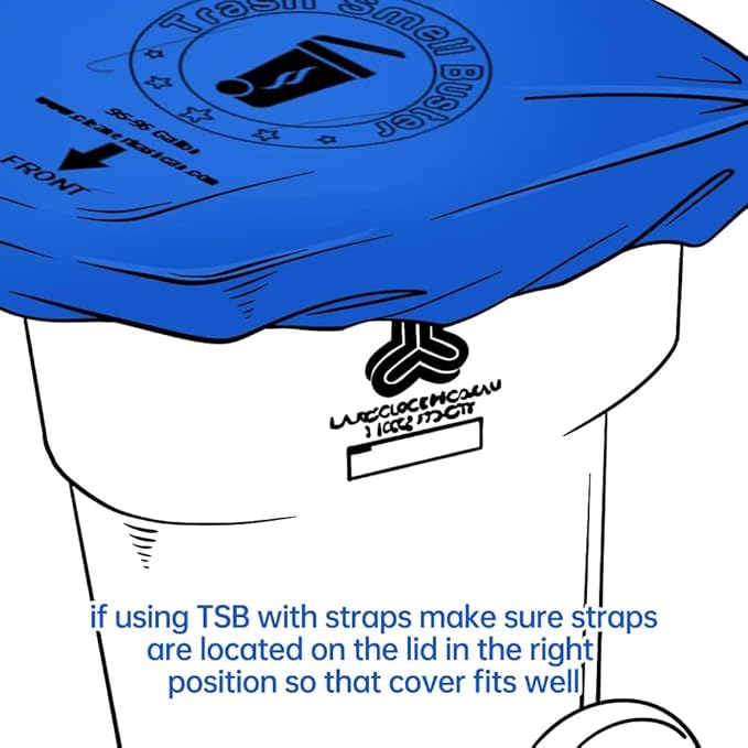 32 Gallon Trash Can Cover Odor Eliminating Bag - Image 5