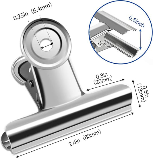 10 Pack Large Metal Hinge Clips - Image 2