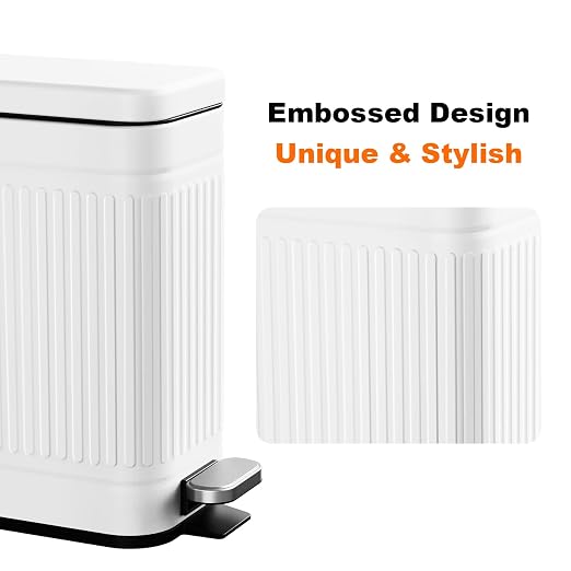 TrashAid Bathroom Trash Can - Image 3