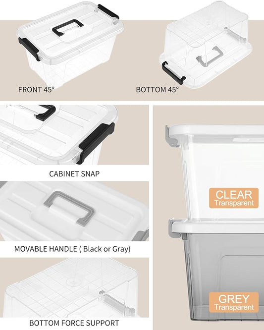NUMIFUN Plastic Storage Bins - Image 2