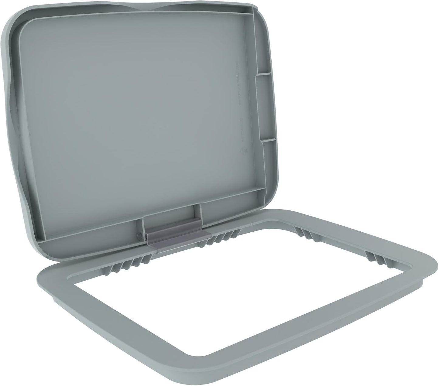 Rev-A-Shelf Gray Polymer Bi-Directional Lid 35 and 50 qt. Waste Containers