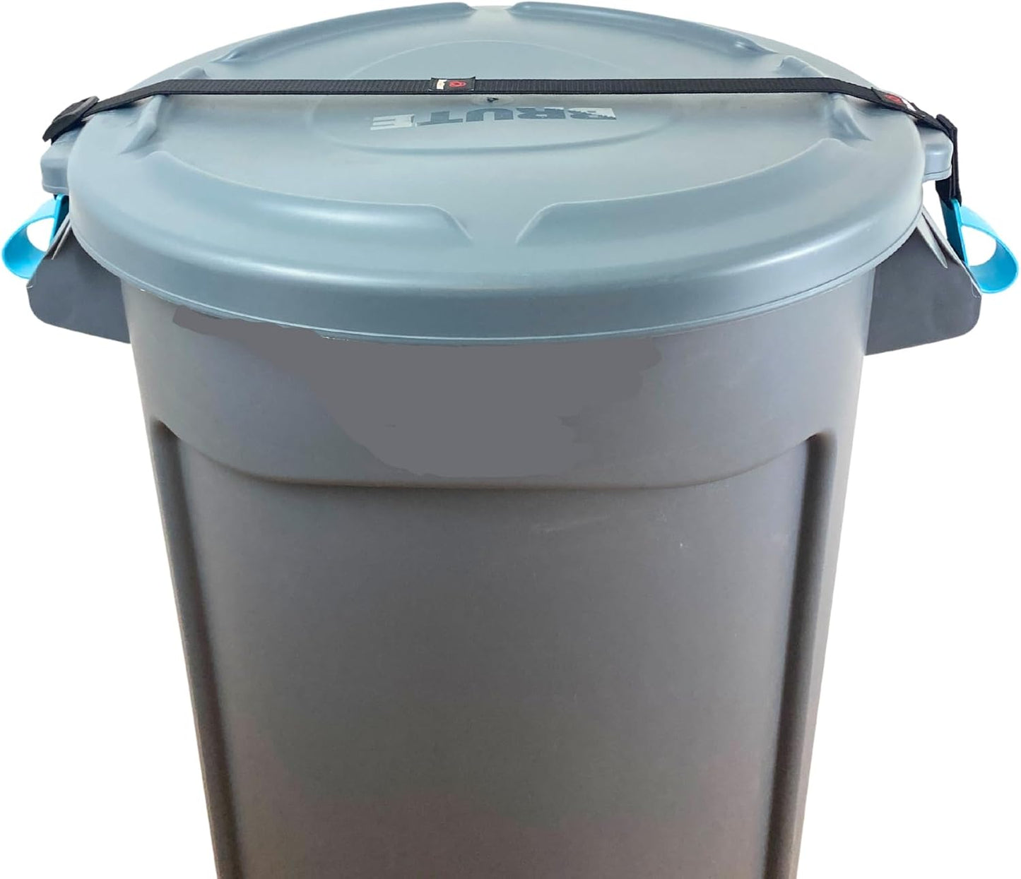 SideArm Trash Can Lock for Round Bins with Handles (Bin Not Included) – No Drill Strap Secures Lid Against Animals & Wind – Fits 20–55 Gallon Garbage Cans (Bin Not Included)