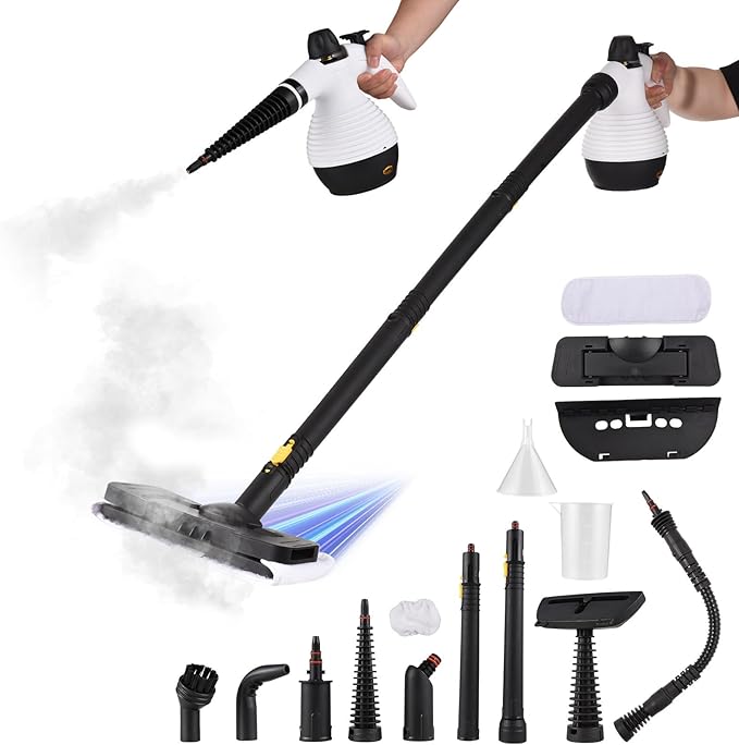 Steam Cleaner, Pressurized Handheld Mop Steam Cleaner - Image 8