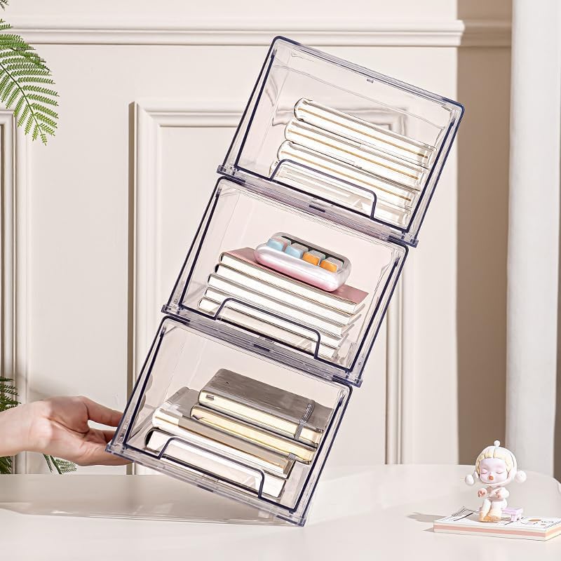 clear Drawer-Type Plastic Storage Box Bins Organizer，Family First Aid Kits Me...