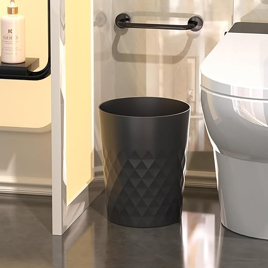 Small Bathroom Trash Can 2 Pack 1.8 Gallon Garbage Can Waste Basket Recycling - Image 3
