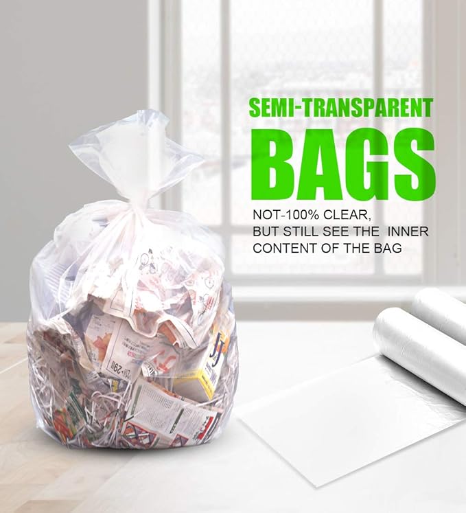 FORID Clear Small Trash Bags - Image 2