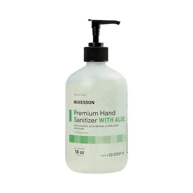 McKesson Hand Sanitizer with Aloe, 18 oz Pump Bottle by McKesson