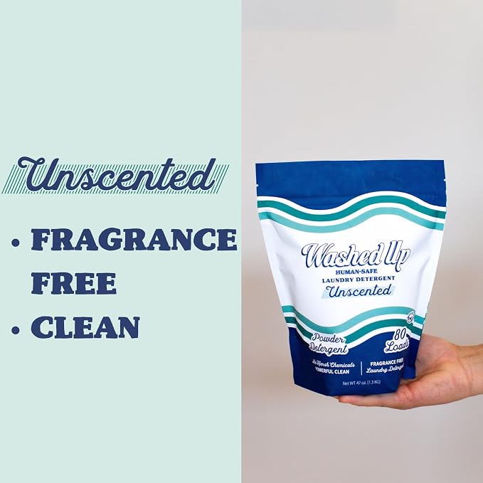 Unscented Laundry Detergent Powder | Fragrance-Free | Safe - Image 2