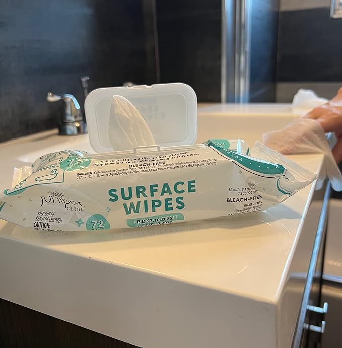 6 Pack Surface Cleaning Wipes Bleach Free, All-Purpose Cleaner - Image 5