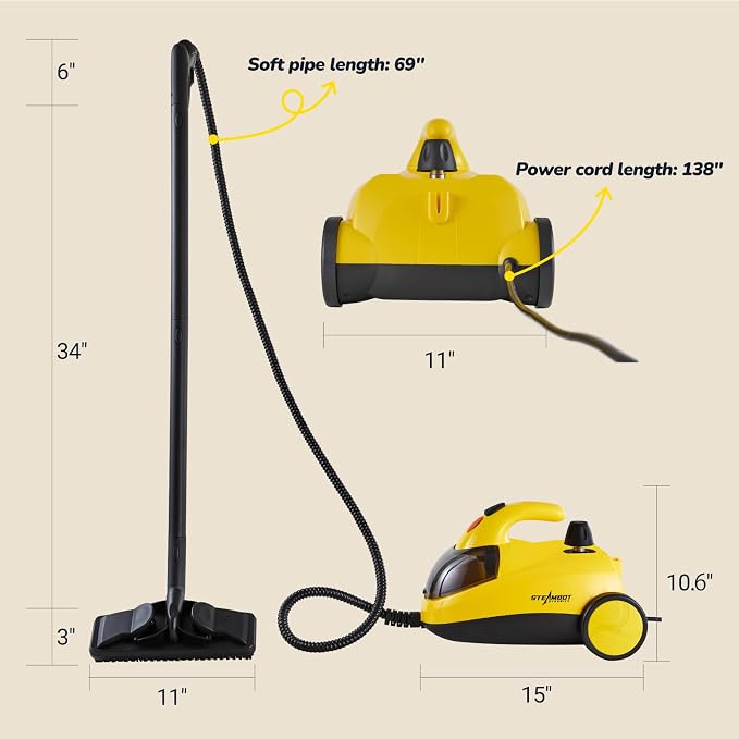 Steam Cleaner with 28-in-1 powerful, deep cleaning - Image 7