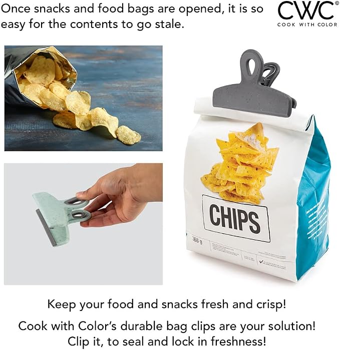 COOK WITH COLOR Bag Clips - Image 3