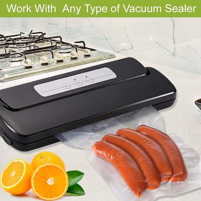 VacYaYa 2 Pack 8x50 Vacuum Sealer Bags Rolls - Image 2