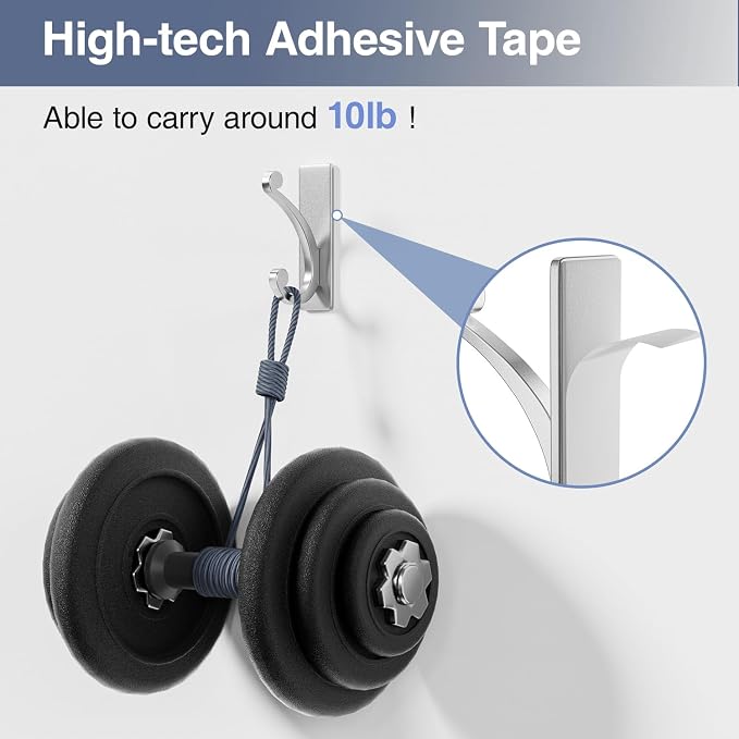 Adhesive Wall Hook for Towel/Coat - Image 2