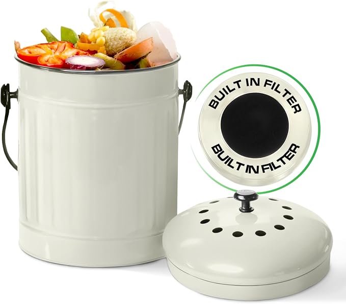 Plexon Countertop Compost Bin Kitchen Indoor by Plexon