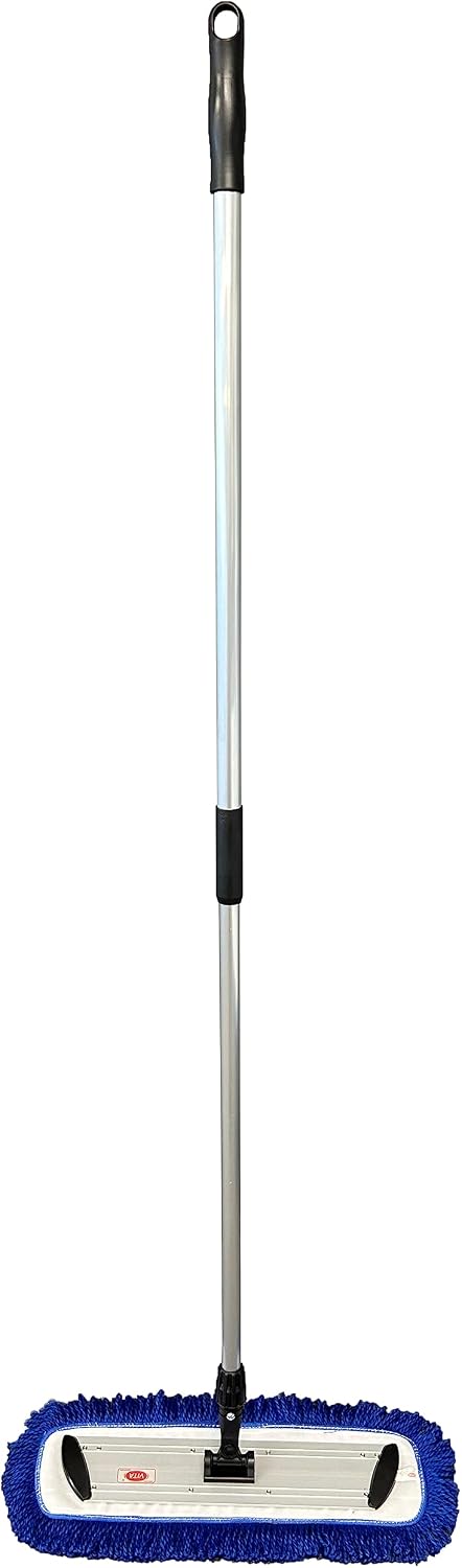 24" Microfiber Dust Mop Pads with Fringe - 12-Pack