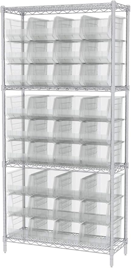 Akro-Mils 30240 AkroBins Plastic Storage Bins, Space-Saving Stackable Bins - Image 5