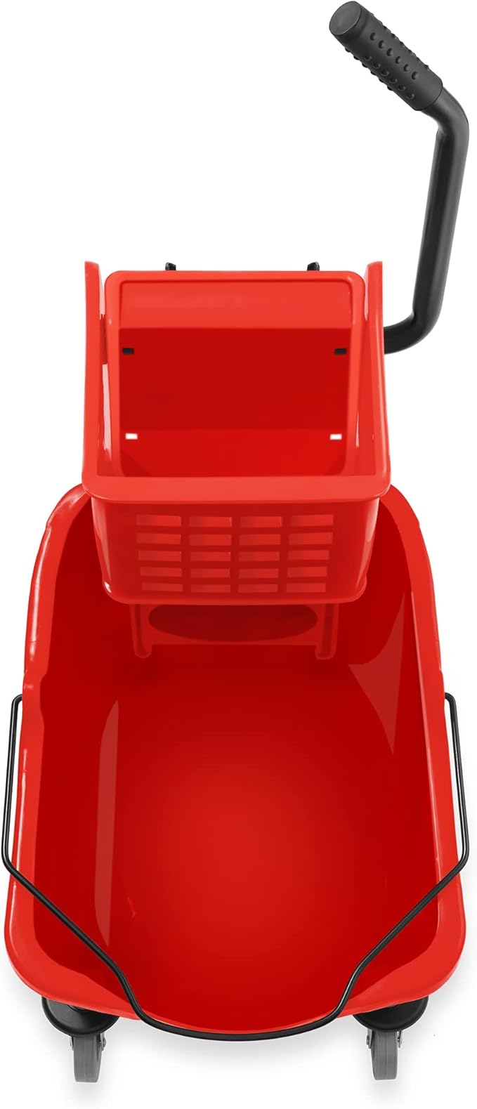 Dryser Commercial Side Press Wringer Combo Mop Bucket, 33 Quart - Image 3