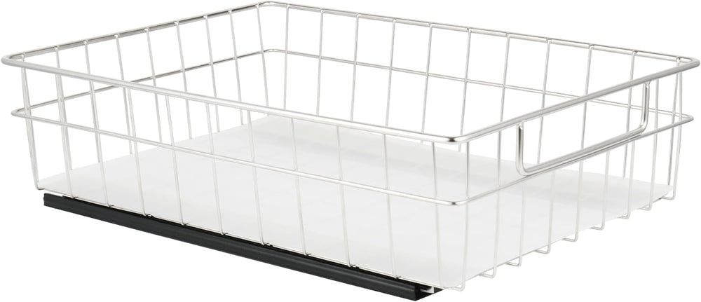 Pull Out Cabinet Organizer, 1 Pack Stainless Steel Pull Out Drawers for Cabin...