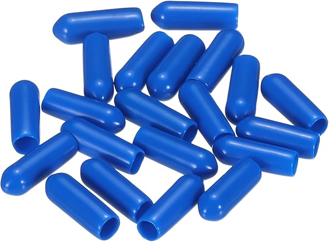 uxcell 20pcs Rubber End Caps 4.5mm ID Vinyl PVC Round Tube Bolt Cap Cover Screw - Image 4