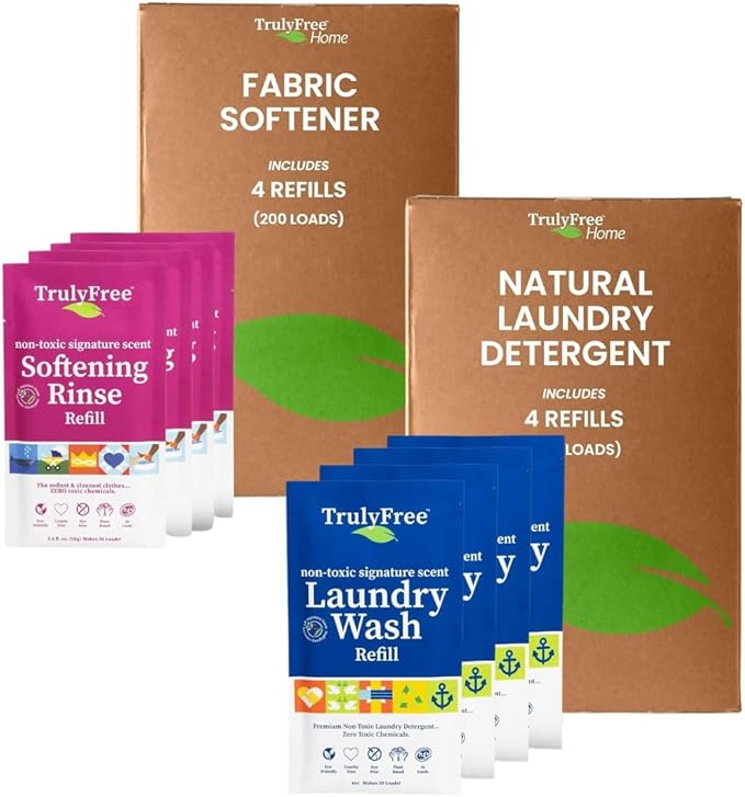 TRULY FREE - Laundry Detergent for Sensitive Skin + Signature Scent Fabric by TrulyFreeHome