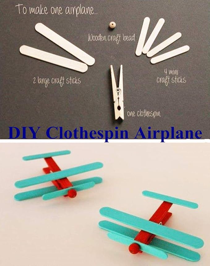 DurReus 50 Pieces DIY Mini Color Wooden Clothespins Home Decoration Hanging - Image 9
