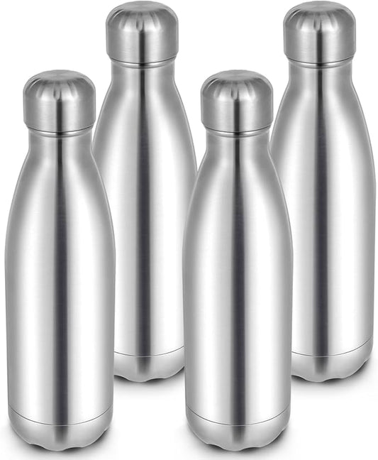 25oz Cola-Bottle Shaped Stainless Steel Leak-proof Water Bottle, Double Wall by Unknown