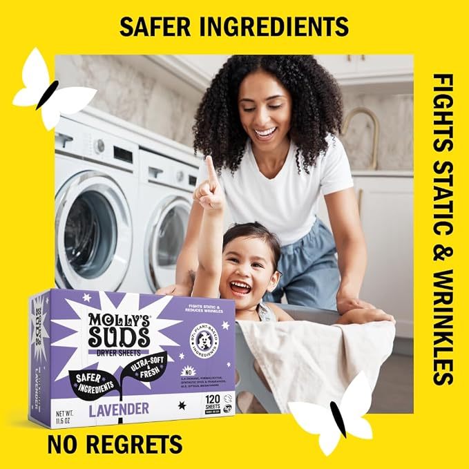 Molly's Suds Fabric Softener Dryer Sheets - Image 6