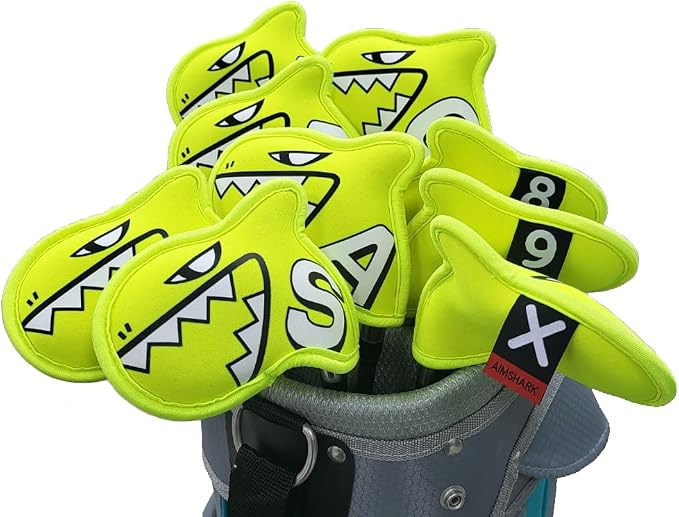 Palette Golf Iron Covers / 9pcs Set/Golf Head Covers/Golf Club Covers by AIMSHARK