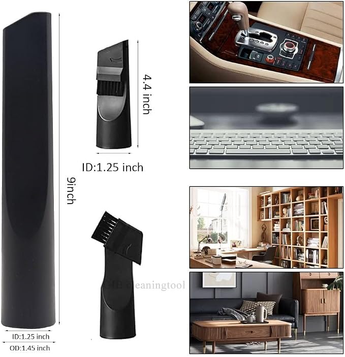 9 Pcs Universal Vacuum Attachments & Brushes - Image 8