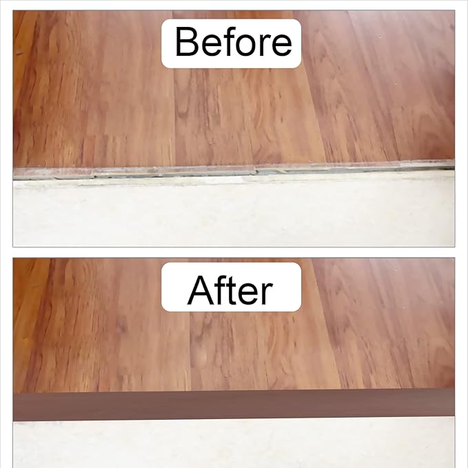 Floor/Door Flat Transition Strip & Self Adhesive Floor Vinyl Floor Edge Trim - Image 3