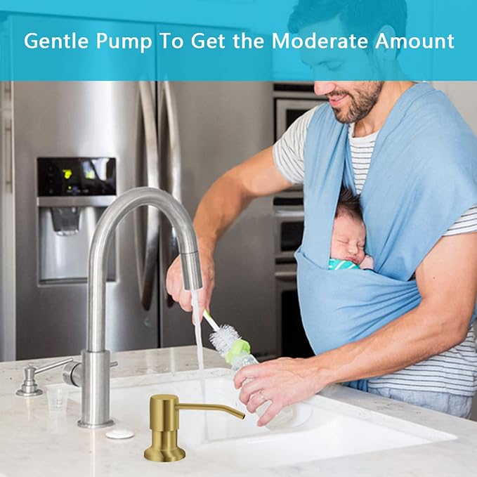 Soap Dispenser for Kitchen Sink, Kichen Sink Soap Dispenser, Under Sink Soap - Image 6