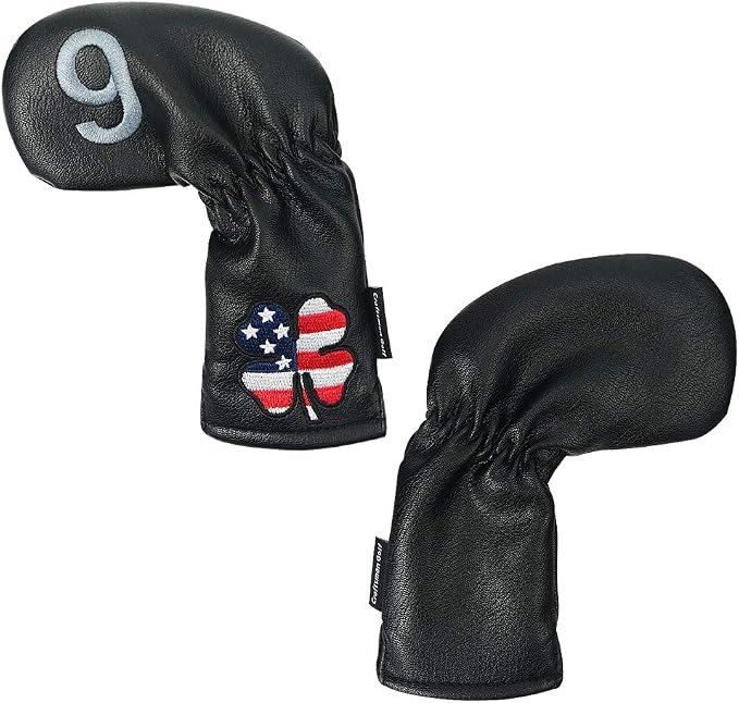 CRAFTSMAN GOLF 11pcs /Set USA US Flag Clover Leather Left Right Black White - Image 6
