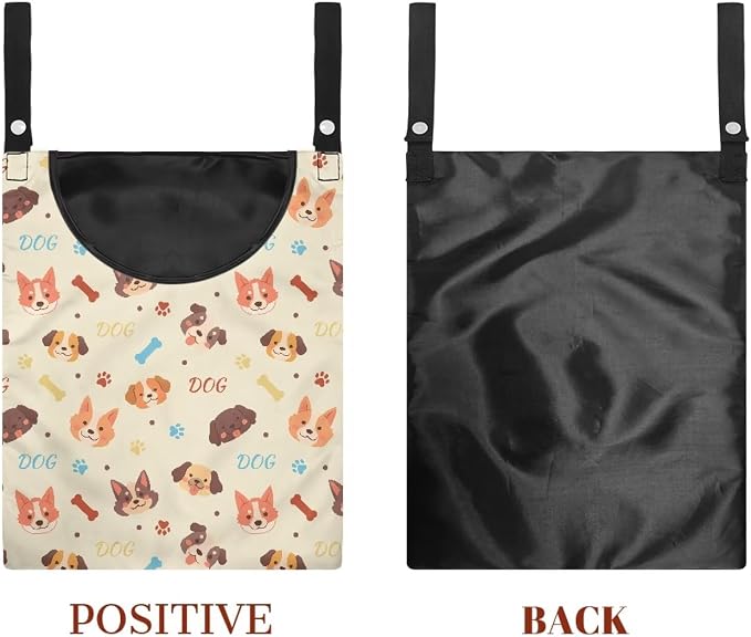 Clothes Pin Hanging Bag with Hanging Rope 14.5 X 12 Inch Clothespin Bag - Image 7