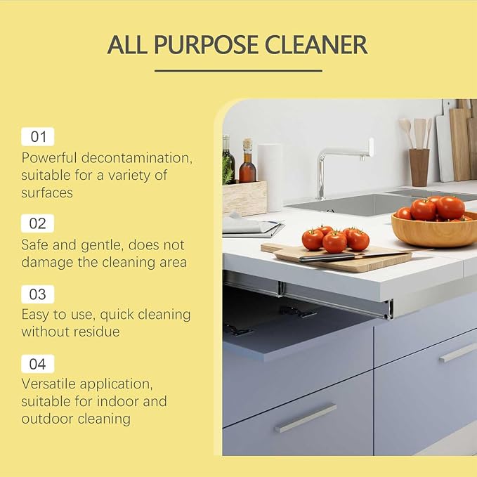 Heavy Duty Kitchen All-Purpose oil stains Cleaner Degreaser spray, Kitchen - Image 6