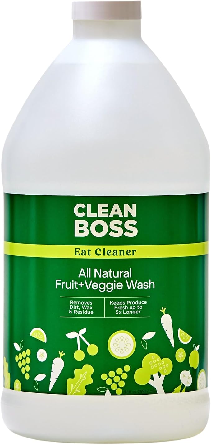 CleanBoss Eat Cleaner Triple-Action Fruit + Veggie Wash Refill - 64 oz - by CleanBoss