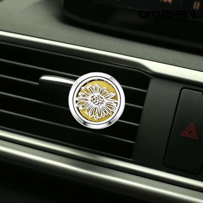 Sunflower Essential Oil Car Diffuser Vent Clips Car Diffuser Aromatherapy Vent - Image 4