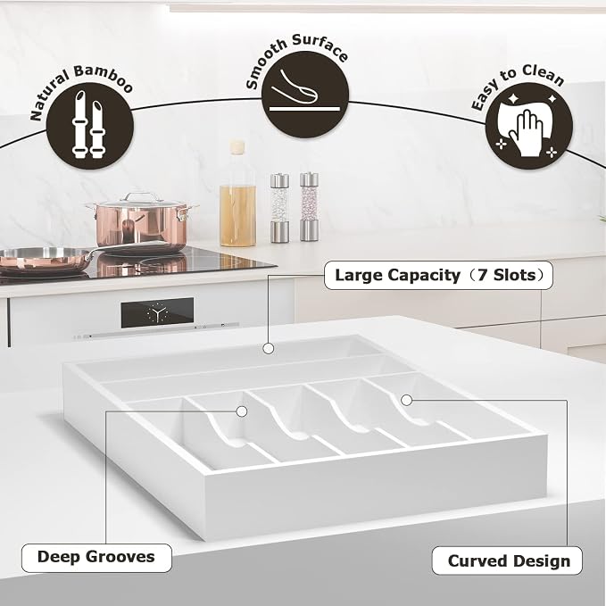 Utensil Organizer Silverware Drawer Organizer