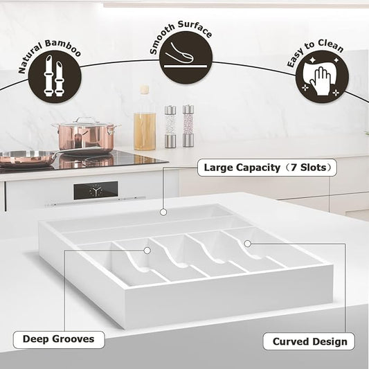 Utensil Organizer Silverware Drawer Organizer - Image 2