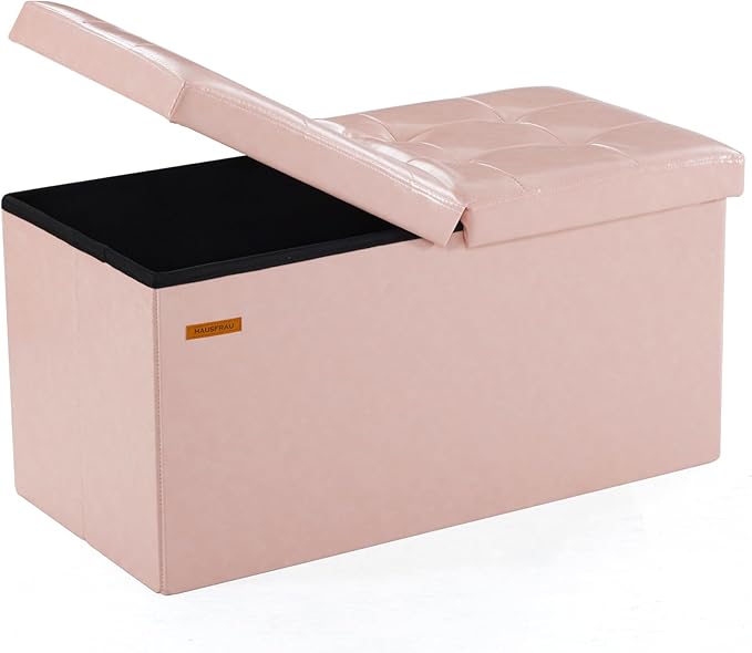 HAUSFRAU - 30 Inches Storage Ottoman Bench by HAUSFRAU-FamilyRunsOnCooking