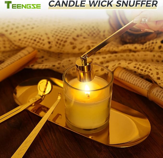 3 in 1 Candle Accessory Set, Candle Wick Trimmer, Candle Wick Snuffer, Candle - Image 3