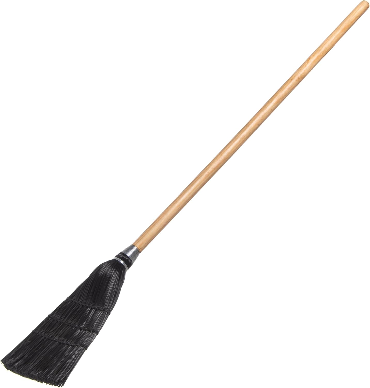 Carlisle FoodService Products CFS Synthetic Corn Black Toy/Lobby Broom - 1 Each.