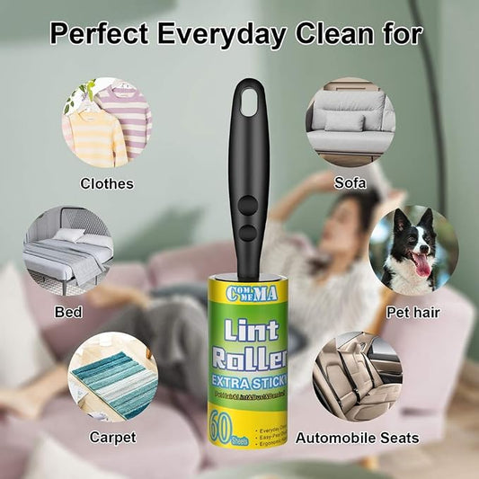 Lint Rollers for Pet Hair Extra Sticky, Pet Hair Remover Set Brush for Dog & - Image 2