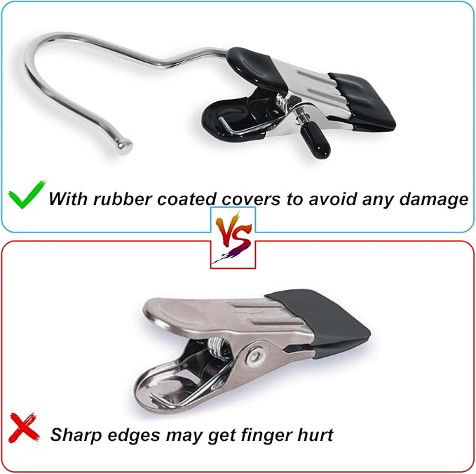 15/30Pcs Upgrade Double Head Clamp Dipped Clothespin - Image 4