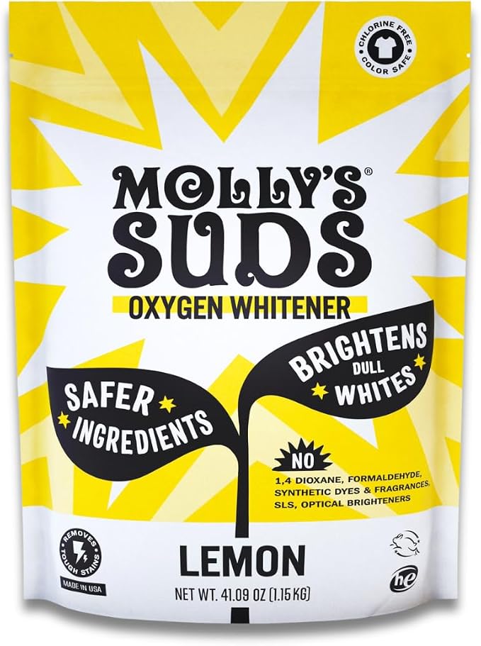 Molly's Suds Oxygen Whitener | Powerful Bleach Alternative, Chlorine Free & by MollysSuds