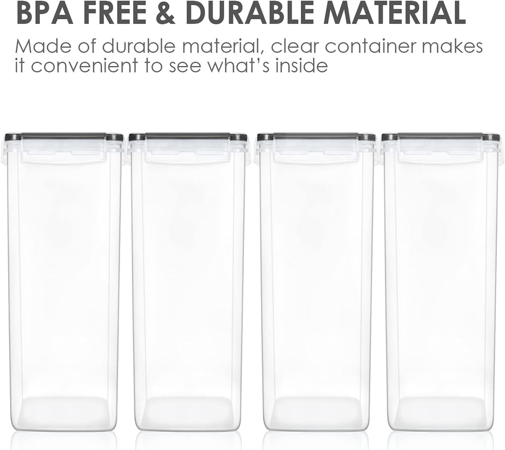 Vtopmart Extra Large Tall Airtight Food Storage Containers, 4 Pieces 5.9qt/6....